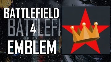Battlefield 4 / BF4 Crown Emblem Tutorial