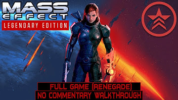 Mass Effect Legendary Edition | Full Game | Renegade FemShep Playthrough | Longplay No Commentary
