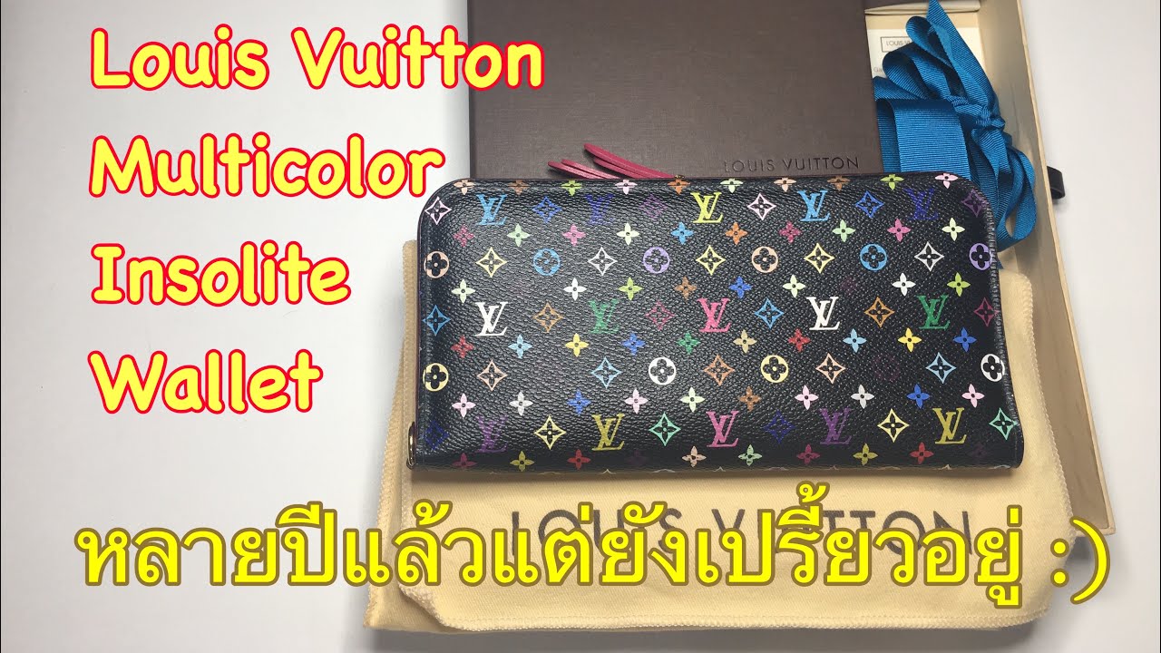 Louis Vuitton Insolite Multicolore Wallet Unboxing ♡ pretty shiny