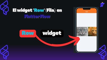Domina el widget Row en FlutterFlow: Crea interfaces fluidas y organizadas en minutos