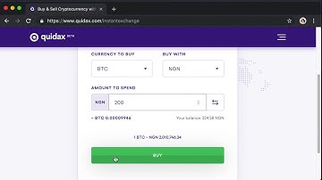 How to Buy Bitcoin with Naira using Instant Buy/Sell on Quidax