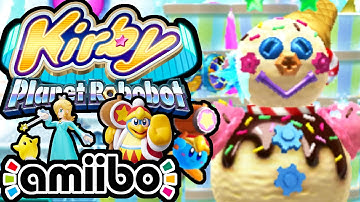 Kirby Planet Robobot PART 8 - 3DS Gameplay Walkthrough - King Dedede amiibo! Ice Mode Rosalina Luma