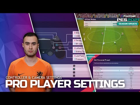 PES 2021 | 🎮 Pro Player Controller and Camera Settings