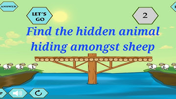 River crossing iq Chapter 1 Logic 13 finding the ligher hidden animal amongst sheep 🐑
