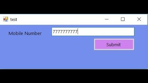 Part-8 TextBox Number Validation Vb.Net