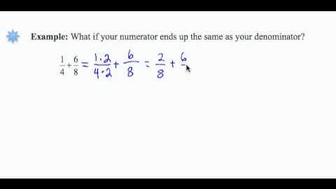 SWL3E11: Basic Arithmetic - Operations with Fractions - Numerators Add to Equal Denominator