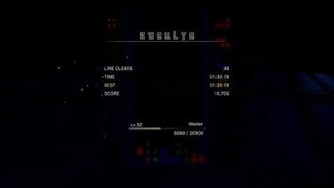 Tetris® Effect Sprint A score