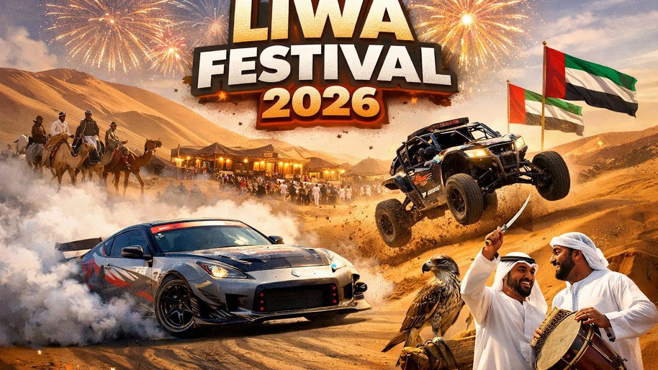 Liwa festival 2026 | Abu Dhabi | Desert Dunes, Car Drifting, Motorsport and culture activities 