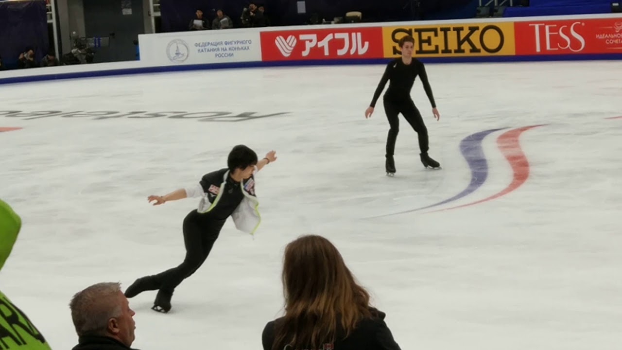 Fancam Yuzuru Hanyu CoR2018 OP 16.11.18 ending practice