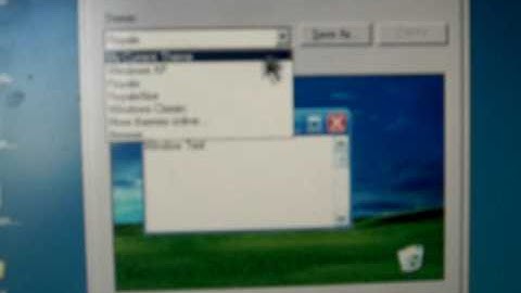 How to change your windows 2000 screen mode