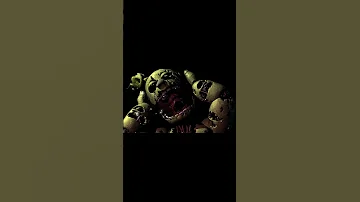 Springtrap Ripping Off His Face 