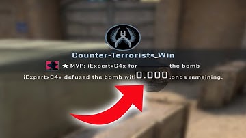 CSGO World Record DEFUSE Time 0.0000s
