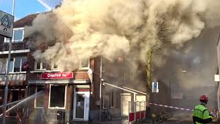 Zeer grote brand cafetaria. 1-04-2020