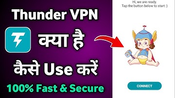 Thunder Vpn | Thunder Vpn Kaise Use Kare | Thunder vpn not connecting | how to use thunder Vpn ||