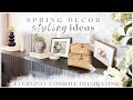 Spring decorating ideas  sideboard  console table styling ideas  everyday decorate with me 2024