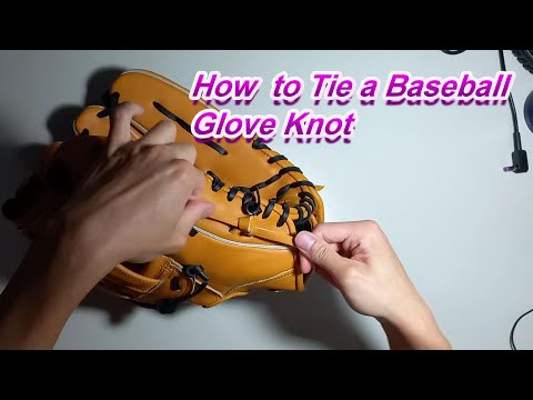 How to Tie a Baseball Glove Knot