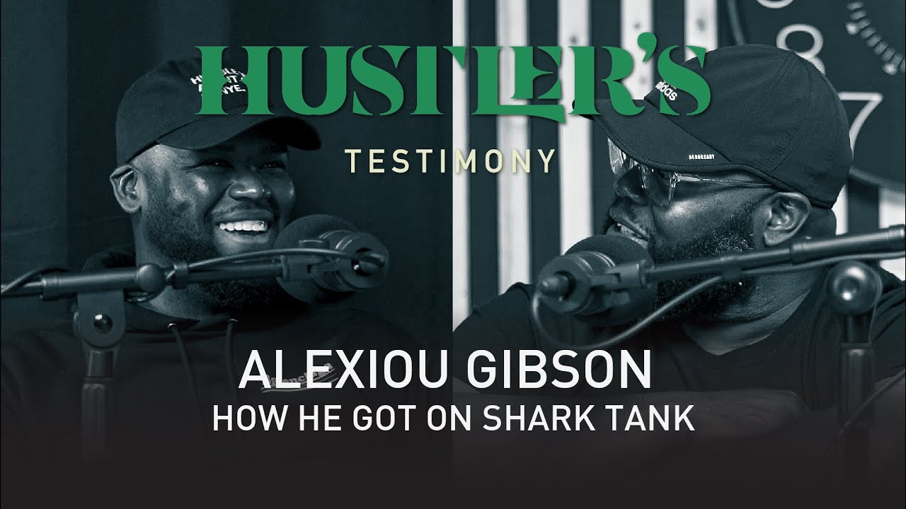 YouTube thumbnail for How Alexiou Gibson Got on Shark Tank - Hustler's Testimony Clip