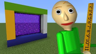 How to build a Portal to Baldi Basics in Minecraft PE 