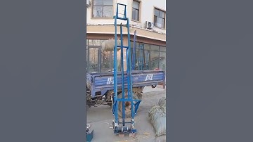 Bale hoist, bale automatic pick-up and loader, material hoist