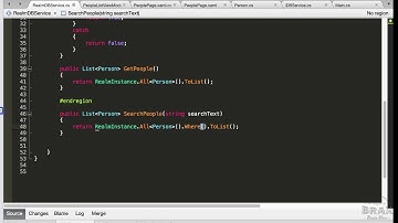 Xamarin Realm DB - Search Records