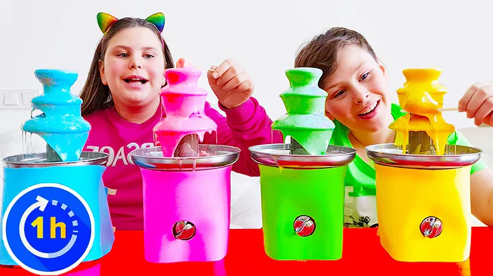 Adriana and Ali Best funny stories for kids | 1 Hour Video