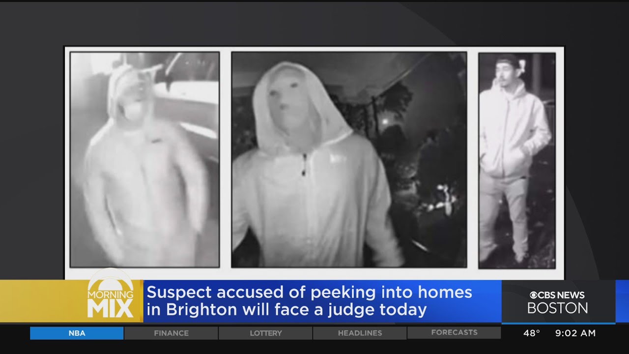 Man accused of peering into homes in Brighton faces a judge - YouTube