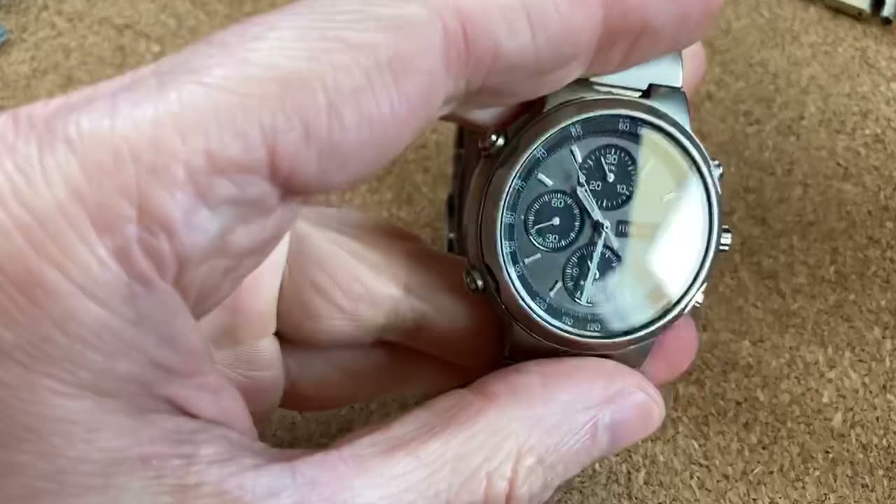 #05 - SEIKO 7T32 Regolazione posizione azzeramento lancette cronografo ...