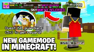 BRAND NEW *SKYBLOCK LIKE* MINECRAFT GAMEMODE! | Minecraft SkyQuest | MineTree