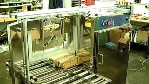 Dynaric DF117SA Fully Automatic Side Seal Stainless Steel Strapper | ProPac.com