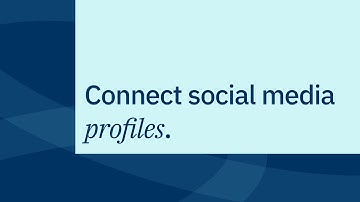 Connect Your Social Profiles in Sendible