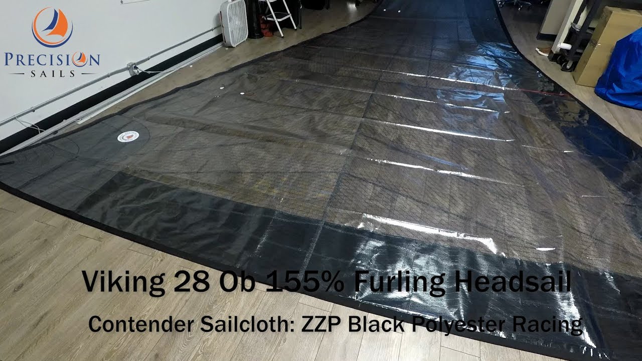 Viking 28 Ob 155% Furling Headsail | Precision Racing Laminate: ZZP Contender Sailcloth