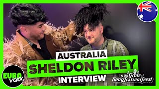 SHELDON RILEY INTERVIEW // Het Grote Songfestivalfeest 2022 // Australia Eurovision 2022
