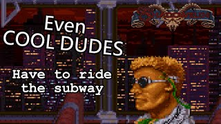 Even COOL DUDES have to ride the subway - SNES Shadowrun - 2 screenshot 4