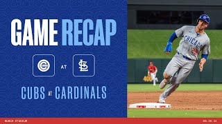 Cubs vs. Cardinals Game Highlights | 5/25/24
