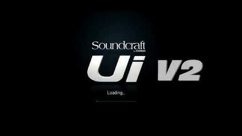 Soundcraft Ui24R v2 firmware