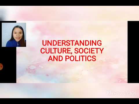 Kaj je razumevanje kulturne družbe in politike?