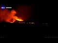 Sundhnksggar volcano eruption in iceland  seen from sandhll  close up