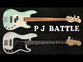 Sadowsky metroline hyb vs fender performer precision  pj battle