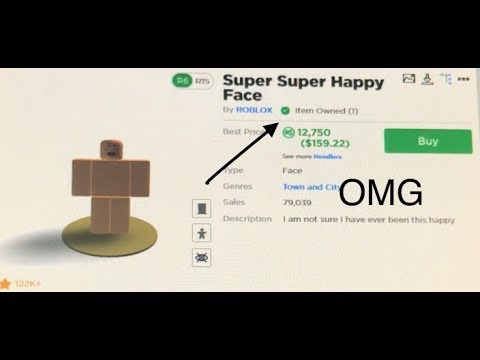 Roblox Buying Super Super Happy Face 12k Youtube - super happy face roblox