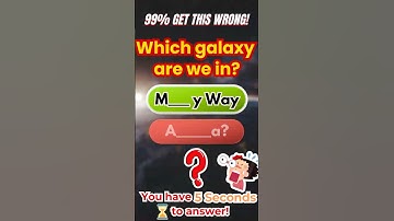 🌌 What Is the Name of Our Galaxy? 🤔✨ #shorts #quiz #quizgame