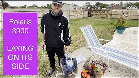 Polaris Cleaner On its Side on Bottom and Spinning in a Circle - unexpected results