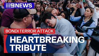 10-year-old victim's family speak at Bondi Pavilion vigil | 9 News Australia
