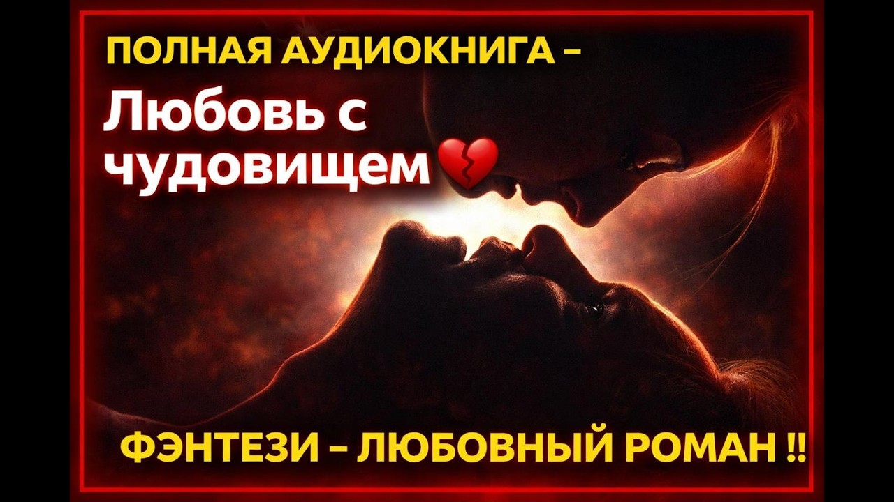 Полная аудиокнига -  Любовь с чудовищем 💔 ФЭНТЕЗИ - ЛЮБОВНЫЙ РОМАН !!