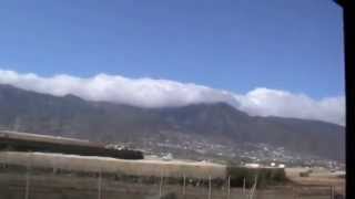 ИСПАНИЯ: Снег в горах едем в Атого из Санта Круз Канарские острова Тенерифе Tenerife