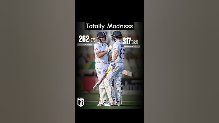 Joe root and Harry Brook crossed 200 runs in a single test innings 💯💯💥 #cricket #pakvseng #test