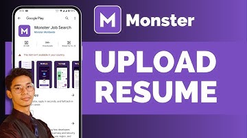 How To Upload Resume On Monster Jobs !