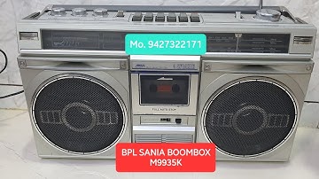 BPL SANYO M9935K ONLY CASSETTE RECORDER WORKING