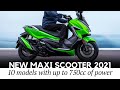 10 New Maxi Scooters Bringing Muscular Performance into Everyday Riding of 2021