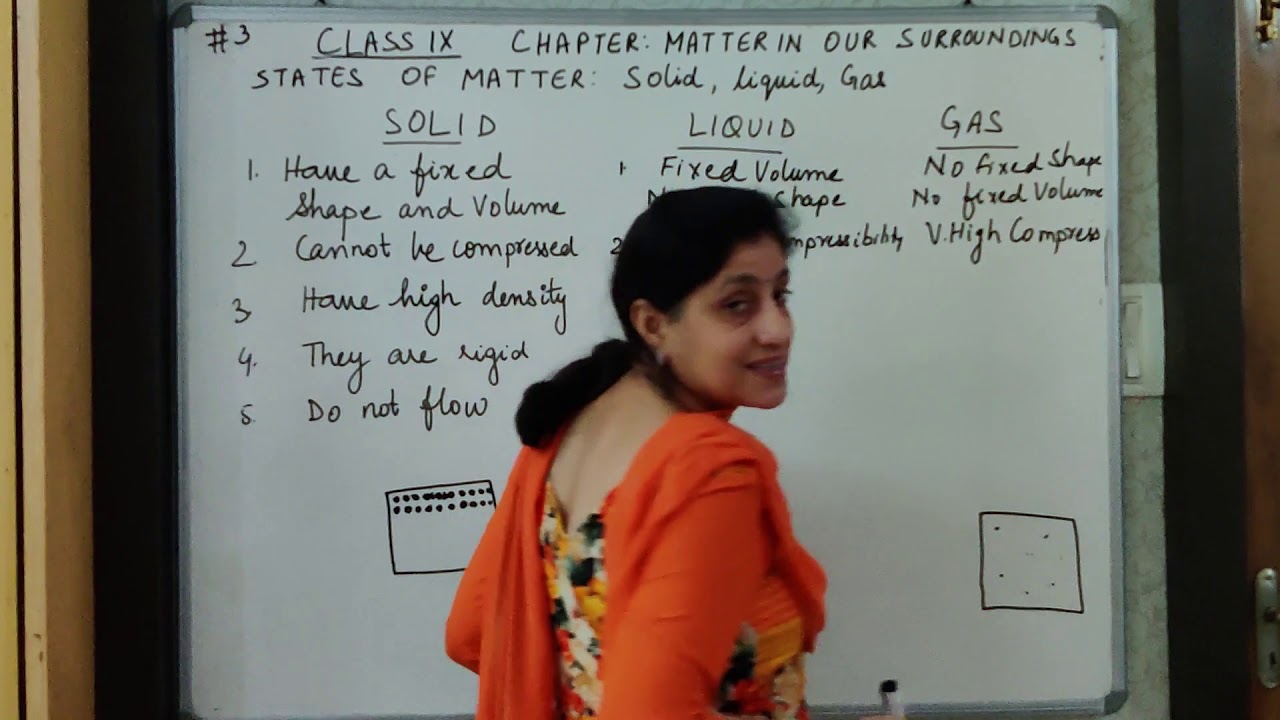 #3 Class 9:Matter in our surroundings (states of matter)