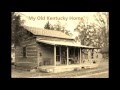 MY OLD KENTUCKY HOME STEPHEN FOSTER words lyrics text old American folk State Derby sing along song